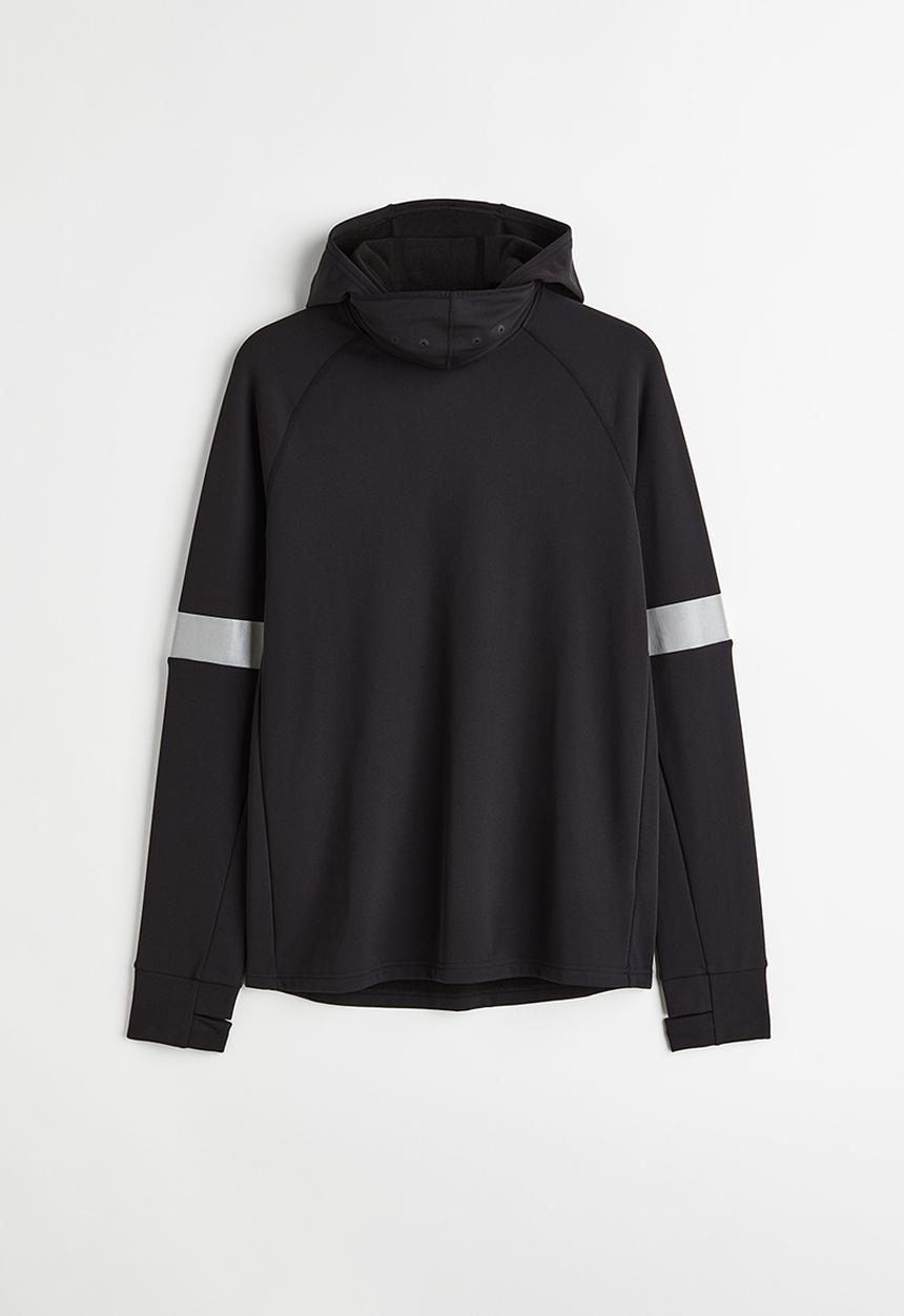 H&M - Running hoodie - black