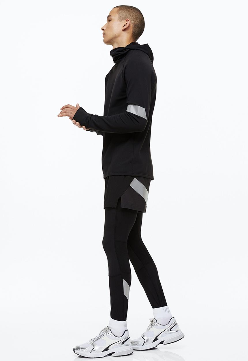 H&M - Running hoodie - black