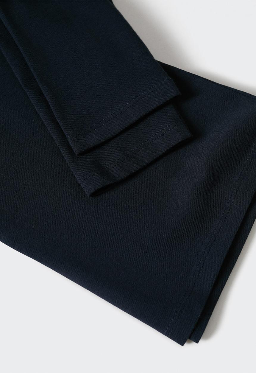 MANGO - T-shirt basicat - navy