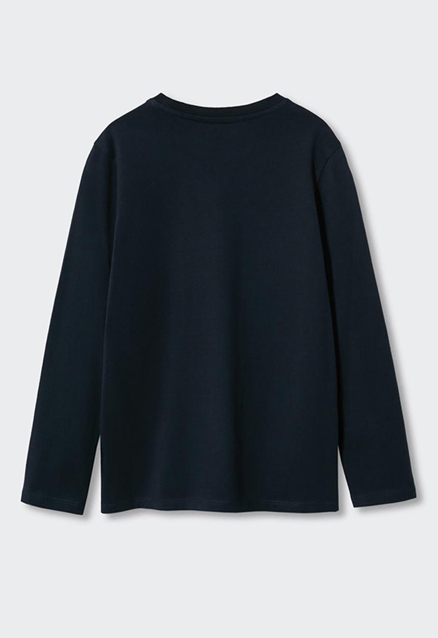 MANGO - T-shirt basicat - navy