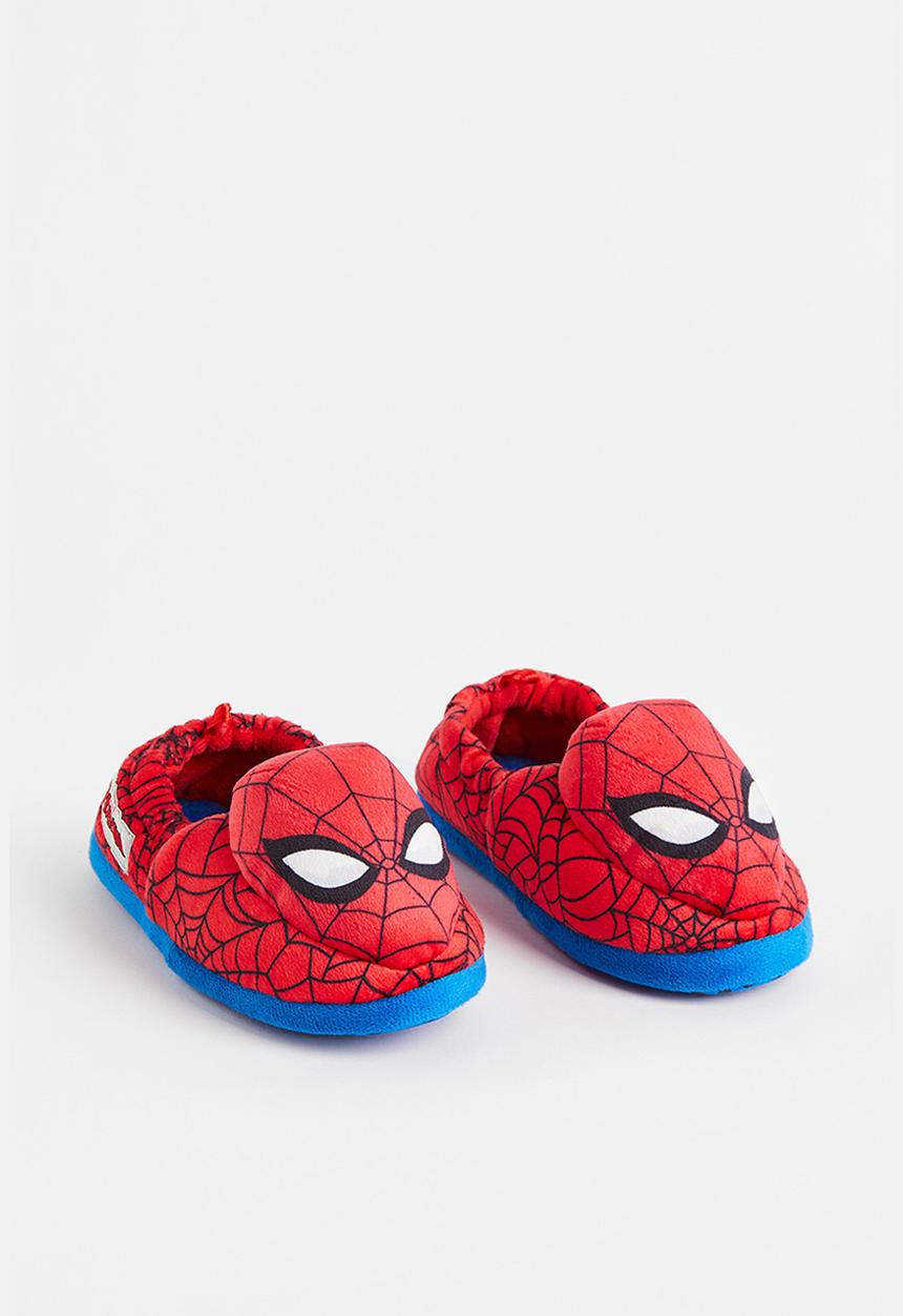 H&M - Soft slippers - red/spider-man