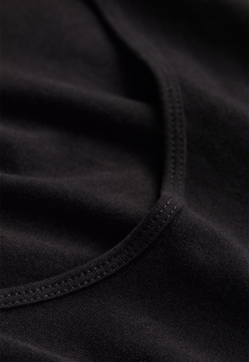 H&M - Long-sleeved jersey top - black