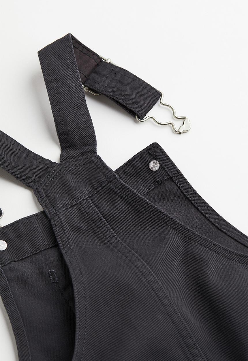 H&M - 2-piece cotton set - dark grey/striped