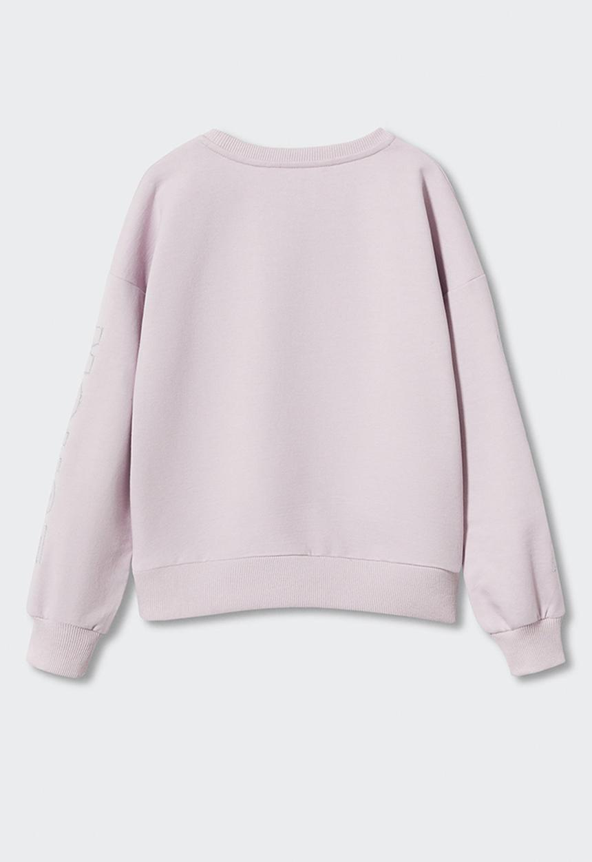 MANGO - Sweatshirt  mickey - light pink