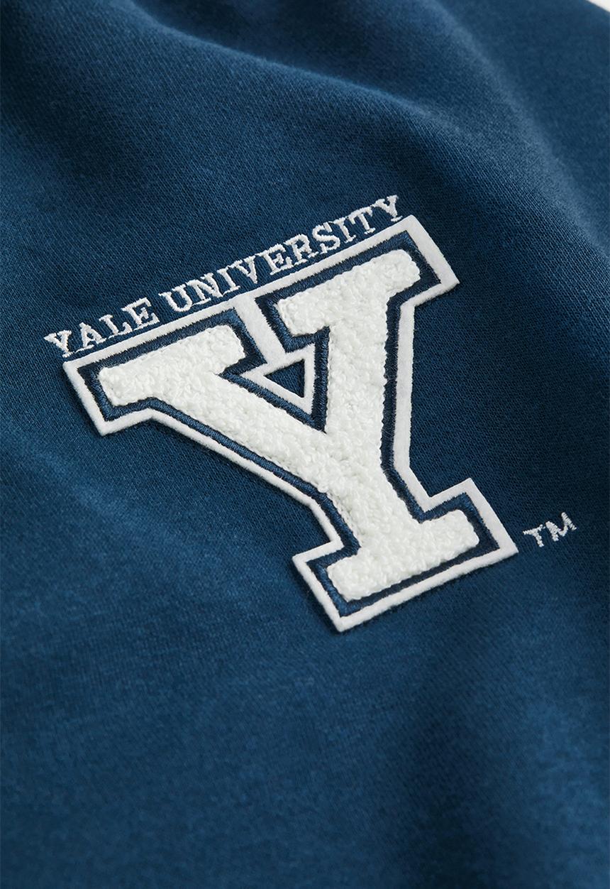 H&M - Oversized printed hoodie - dark blue/yale