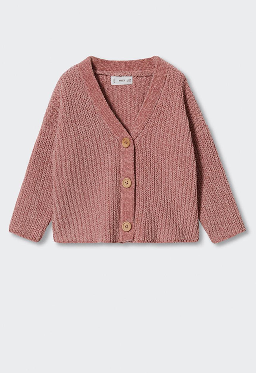 MANGO - Cardigan  souffleb - light pink