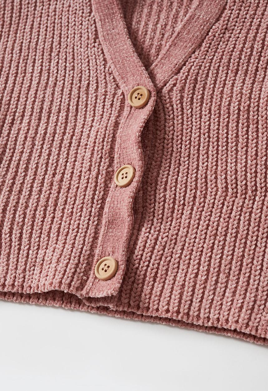 MANGO - Cardigan  souffleb - light pink