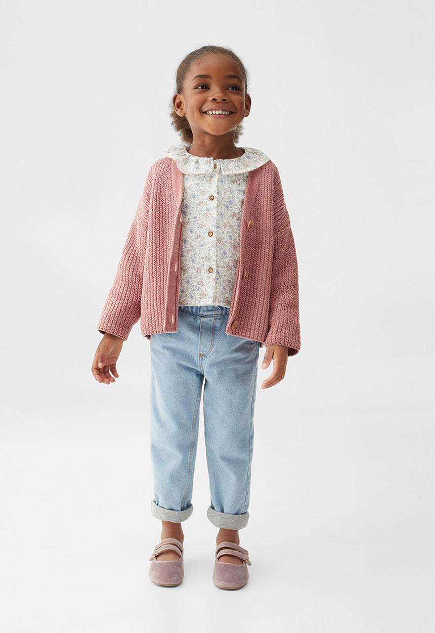 MANGO - Cardigan  souffleb - light pink