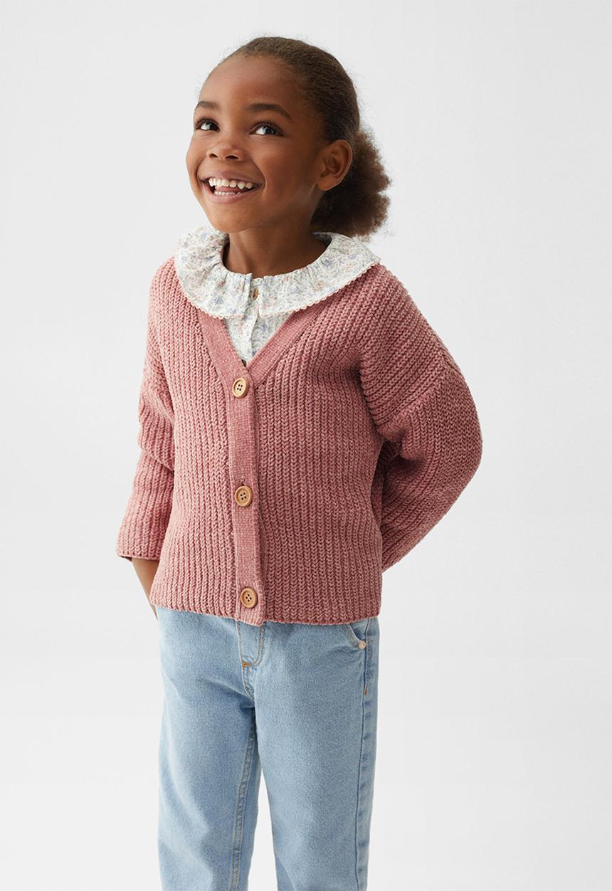 MANGO - Cardigan  souffleb - light pink