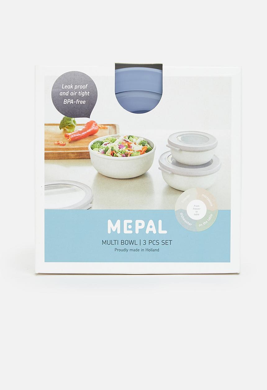 Mepal - Cirqula 3 Piece Set (350ml+750ml+1.25L) - Nordic Blue