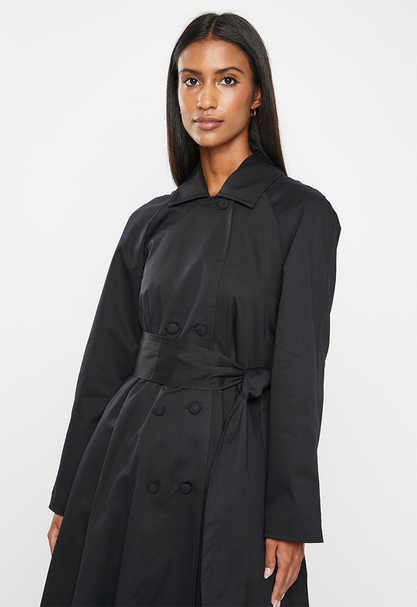 AMANDA LAIRD CHERRY - Savoy coat - black