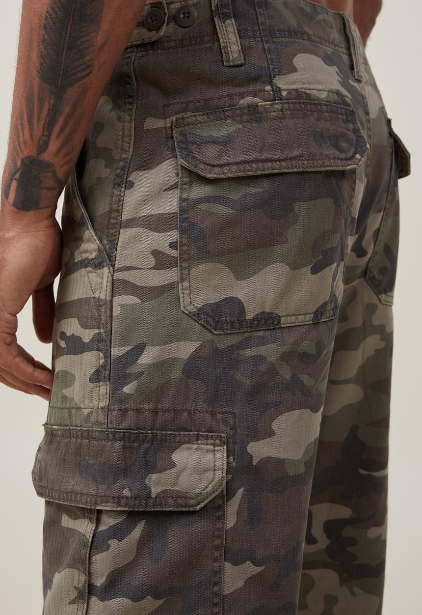 Cotton On - Tactical cargo pant - cargo camo