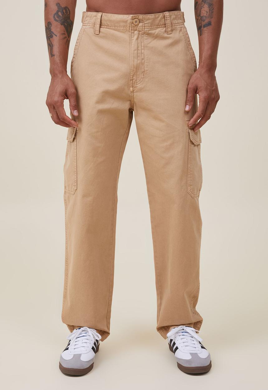 Cotton On - Tactical cargo pant - vintage mustard twill