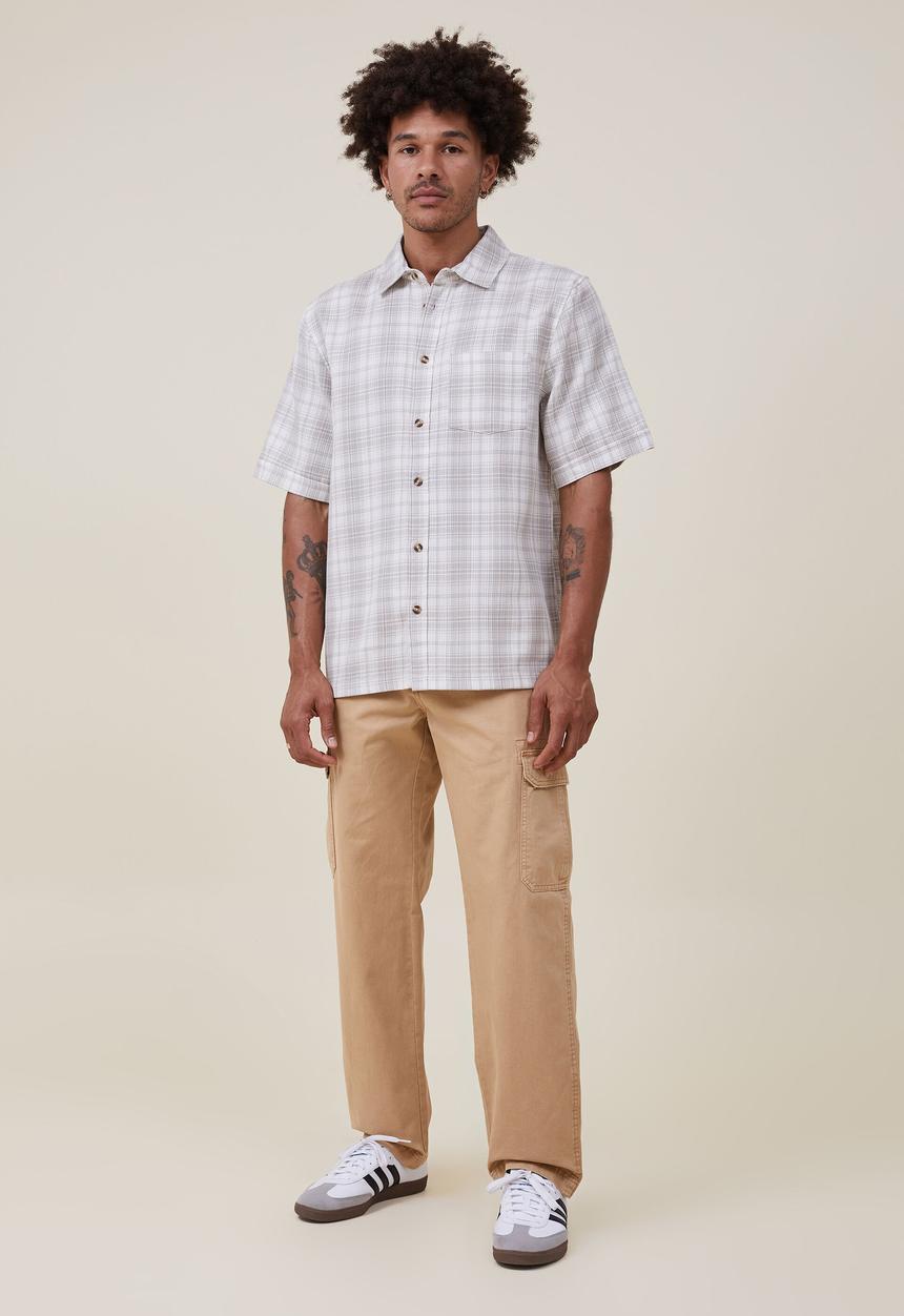 Cotton On - Tactical cargo pant - vintage mustard twill