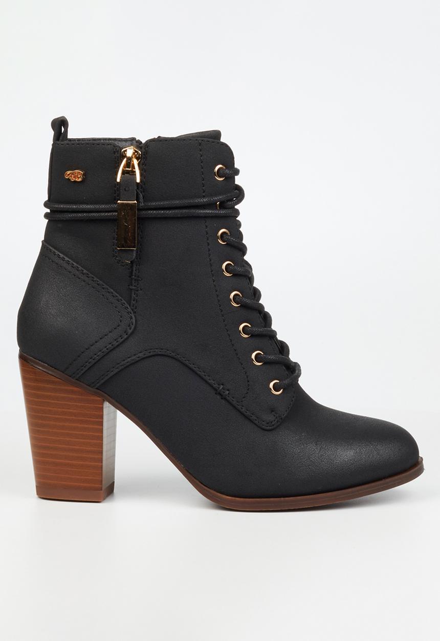 Miss Black - Ahlam 2 lace-up ankle boot - black