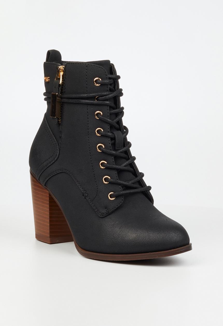 Miss Black - Ahlam 2 lace-up ankle boot - black