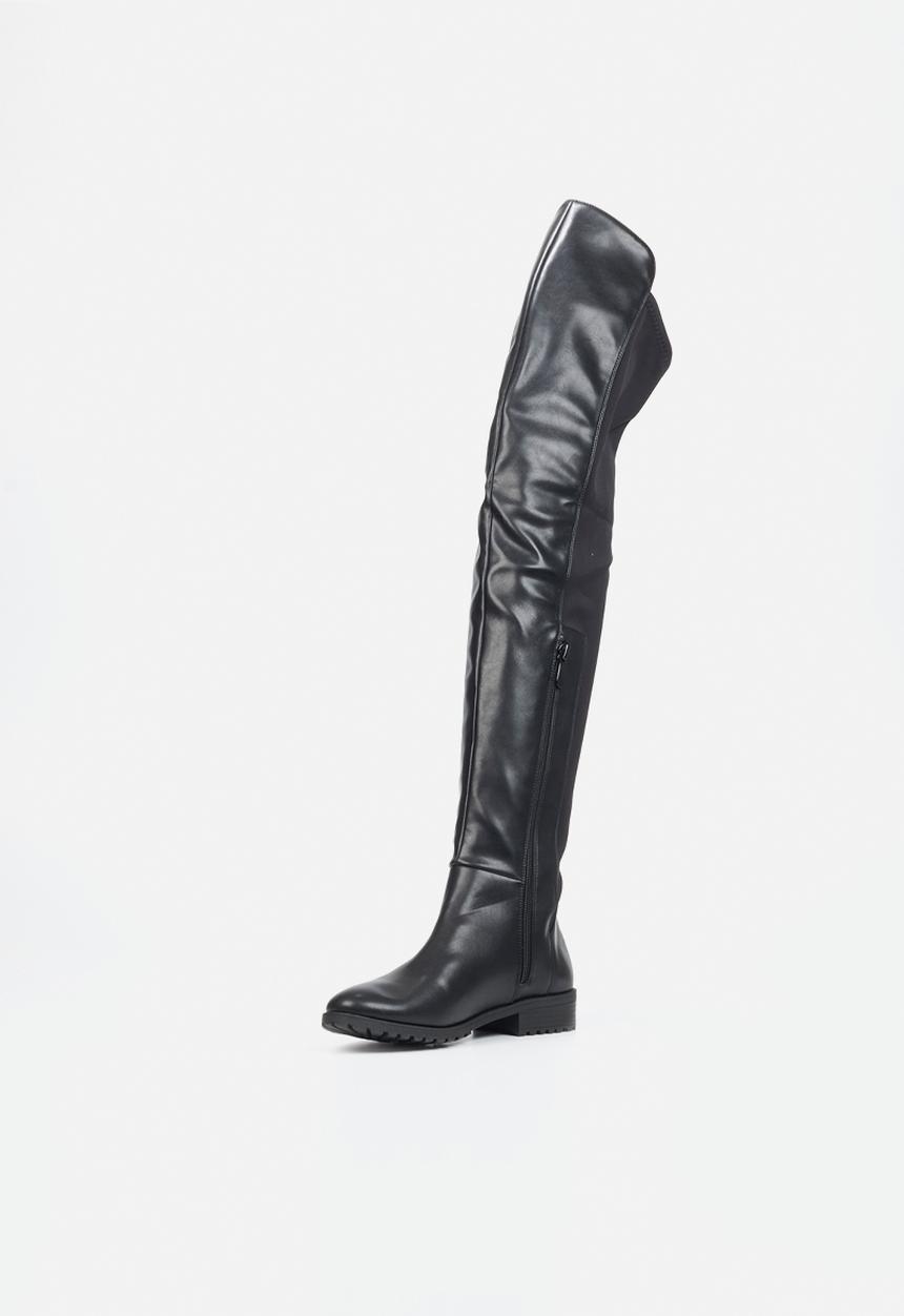Miss Black - Krabi 1 over the knee boot - black