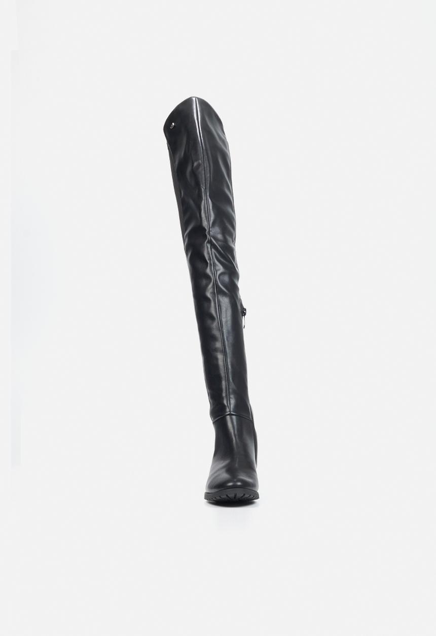 Miss Black - Krabi 1 over the knee boot - black