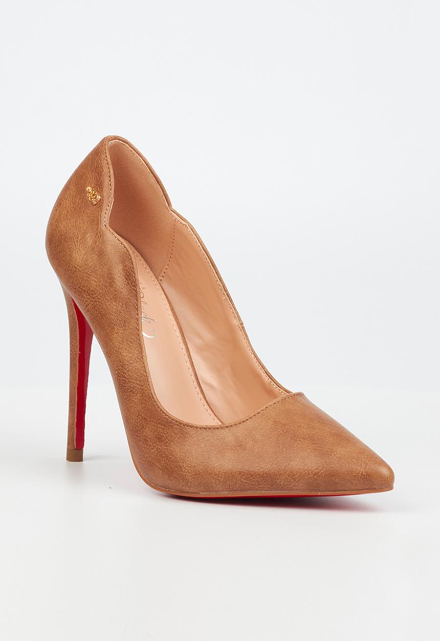 Miss Black - Lou9 court heel - brown