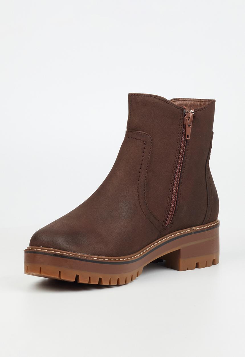 Miss Black - Fox3 chelsea boot - chocolate