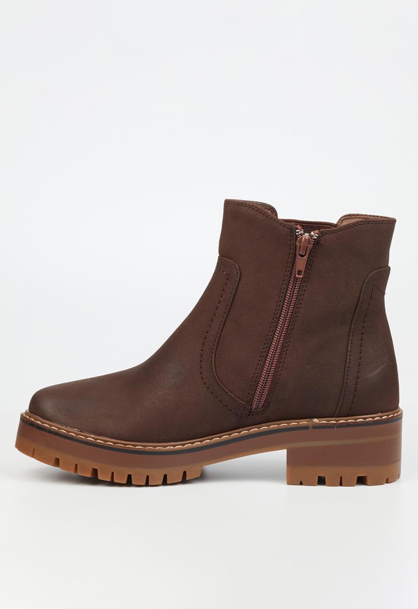 Miss Black - Fox3 chelsea boot - chocolate