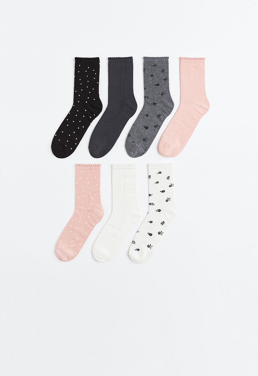 H&M - 7 Pack socks - multi