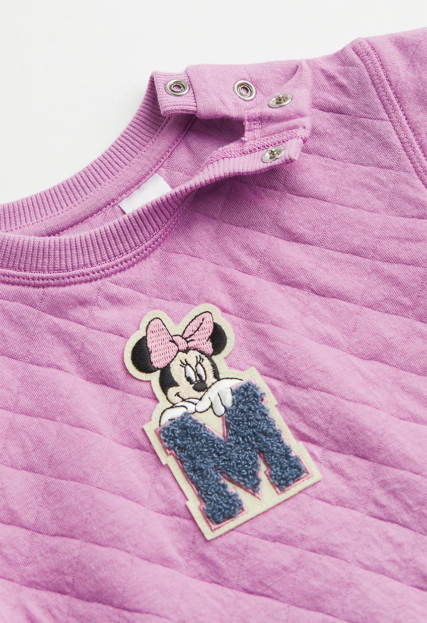 H&M - Printed sweatshirt - purple/minnie mouse