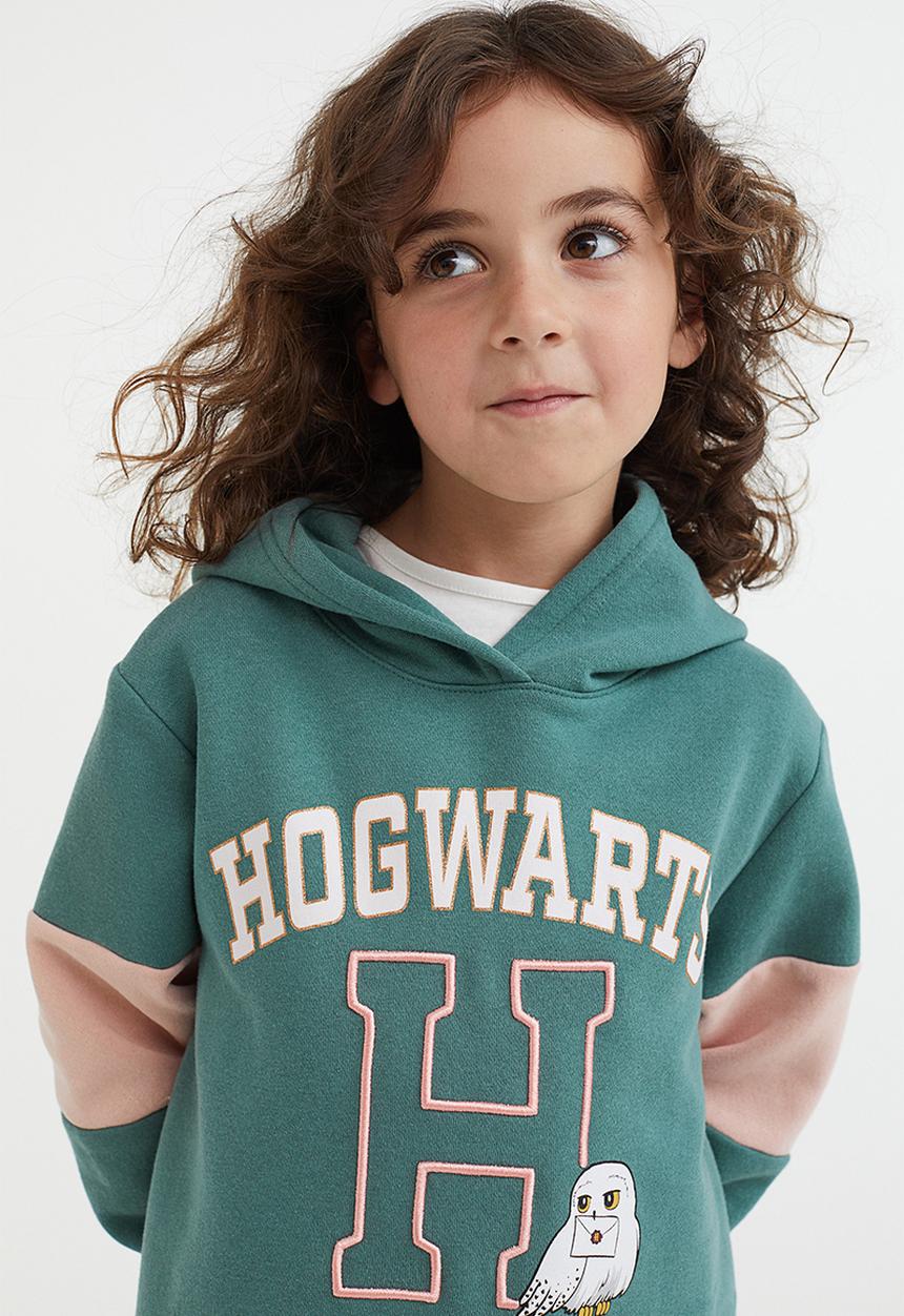 H&M - Printed hoodie - turquoise/harry potter