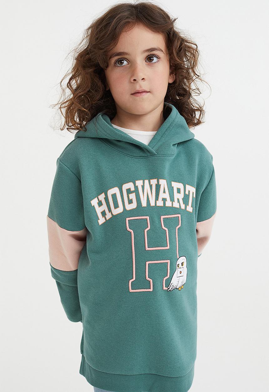 H&M - Printed hoodie - turquoise/harry potter