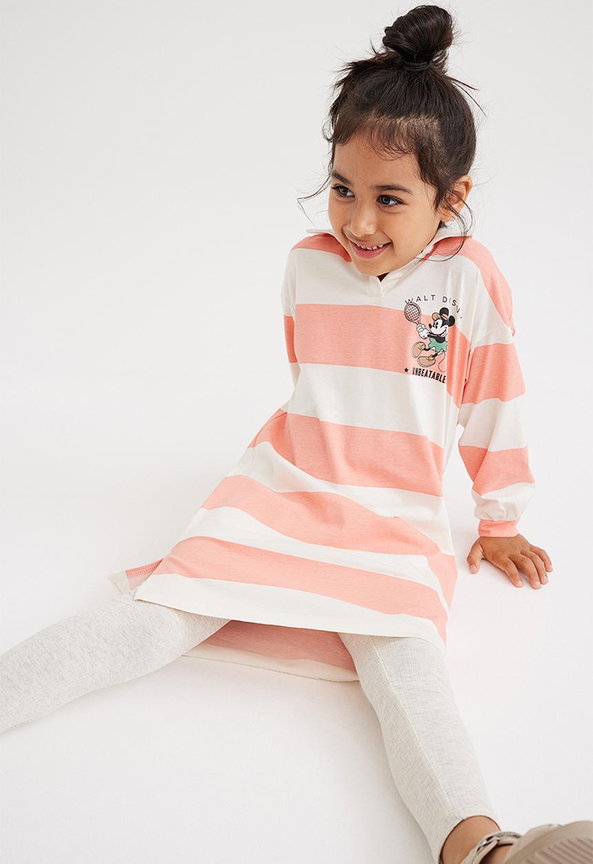 H&M - 2 Piece printed set - light apricot/minnie mouse