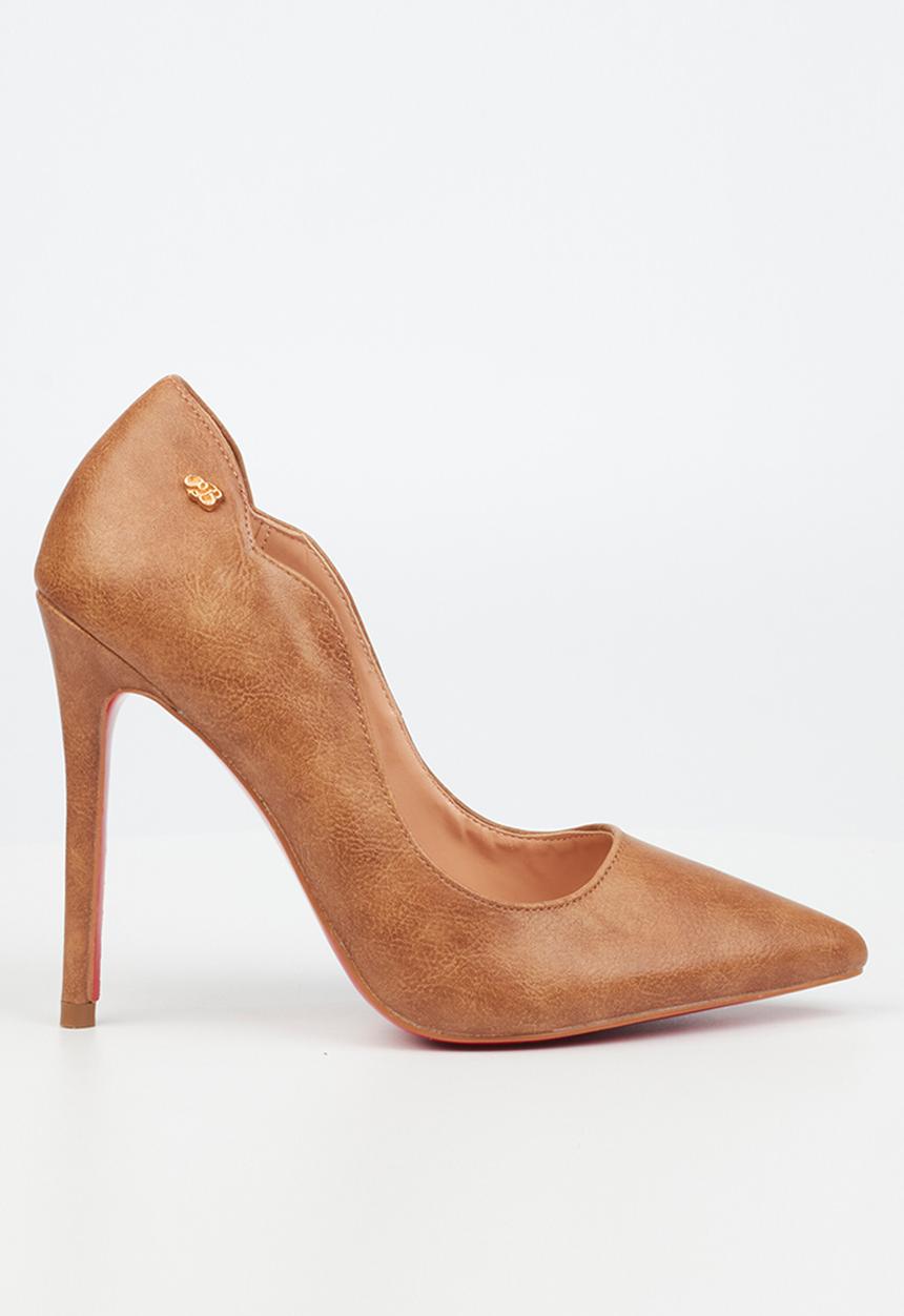 Miss Black - Lou9 court heel - brown