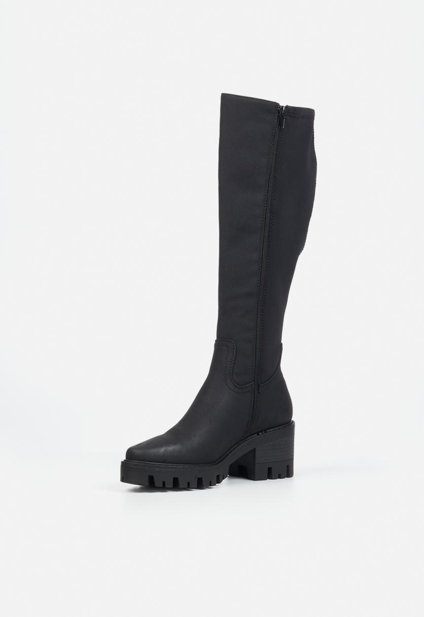Miss Black - Vixen 2 knee length boot - black