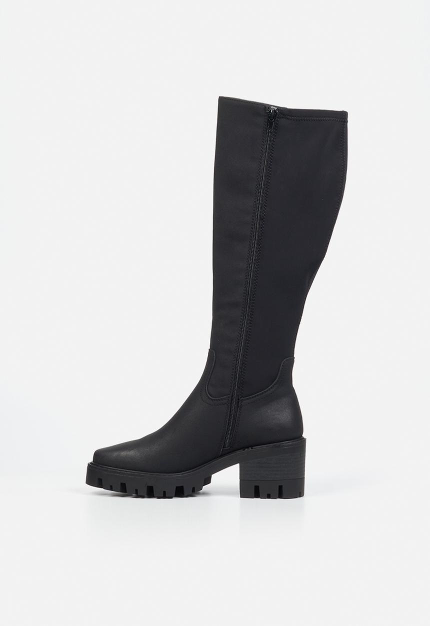 Miss Black - Vixen 2 knee length boot - black