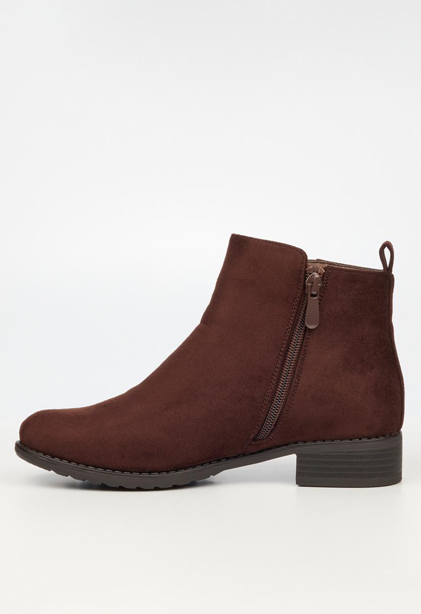 Butterfly Feet - Huda 7 ankle boot - choc