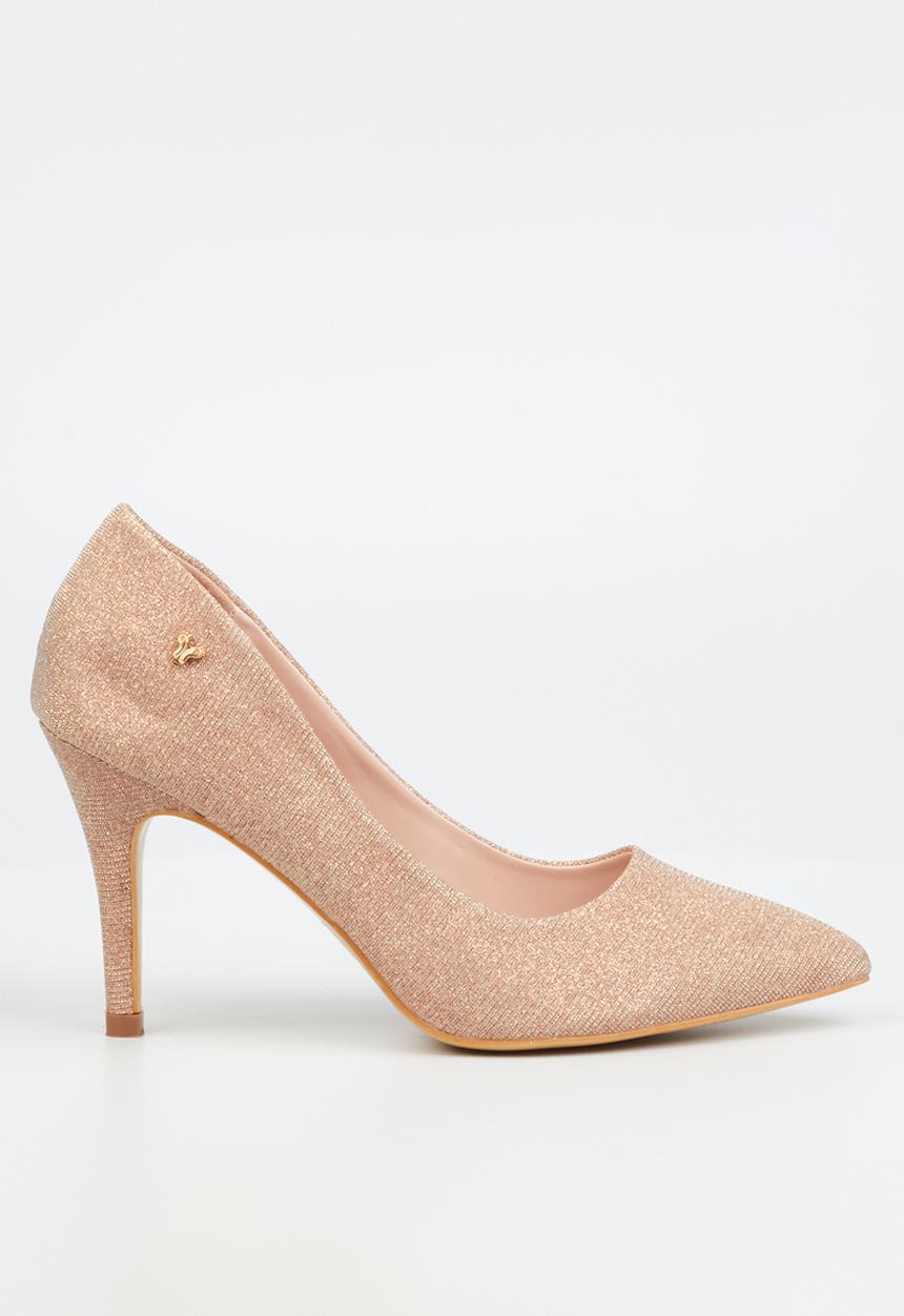 Butterfly Feet - Lexi 4 court heel - rose gold