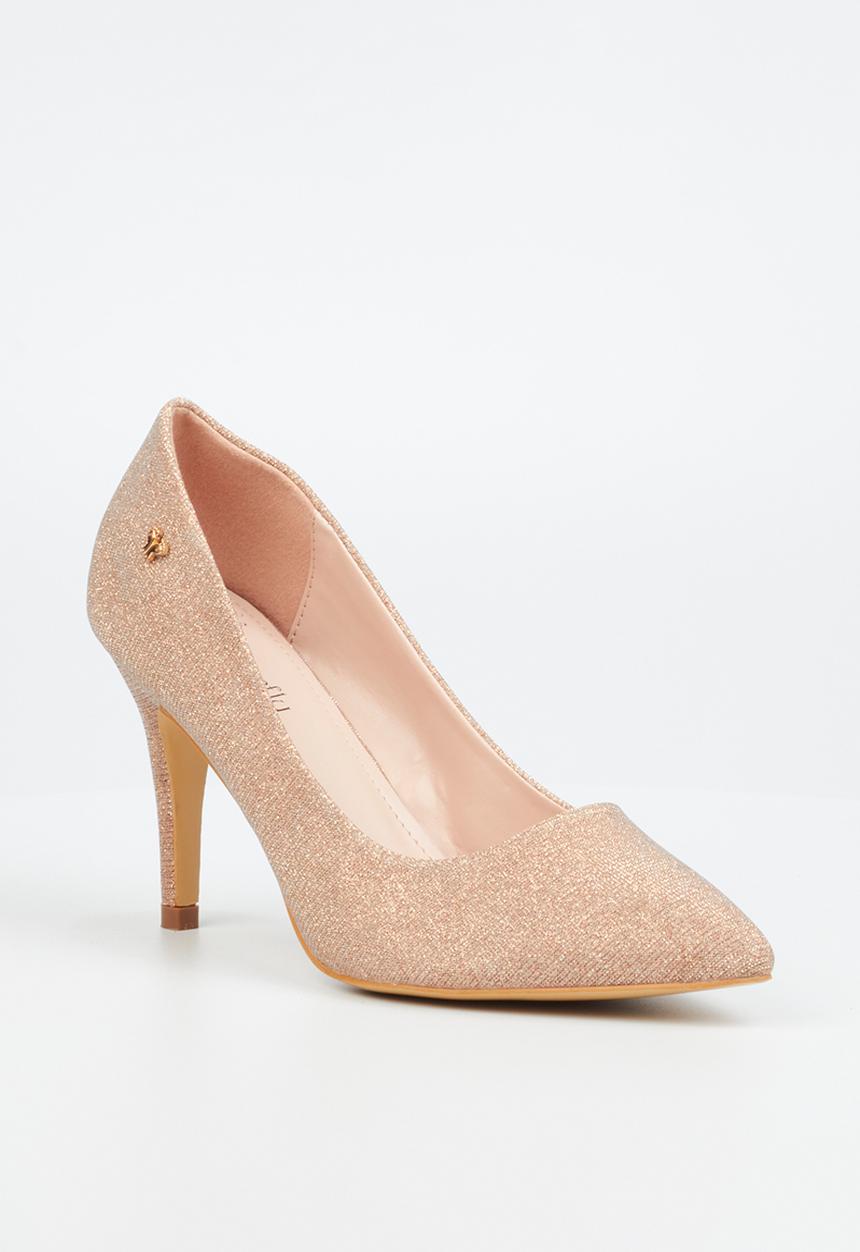 Butterfly Feet - Lexi 4 court heel - rose gold