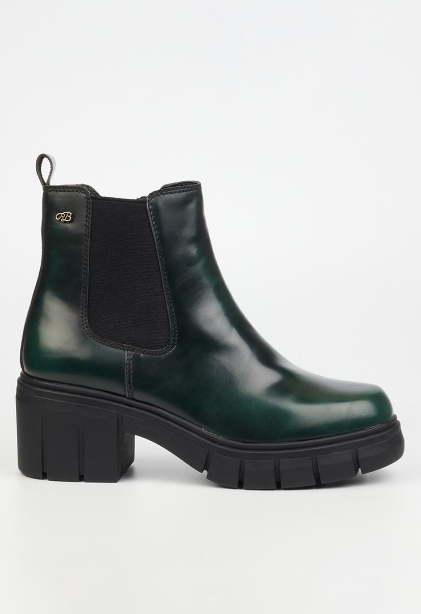Miss Black - Calypso 1 chelsea boot - green