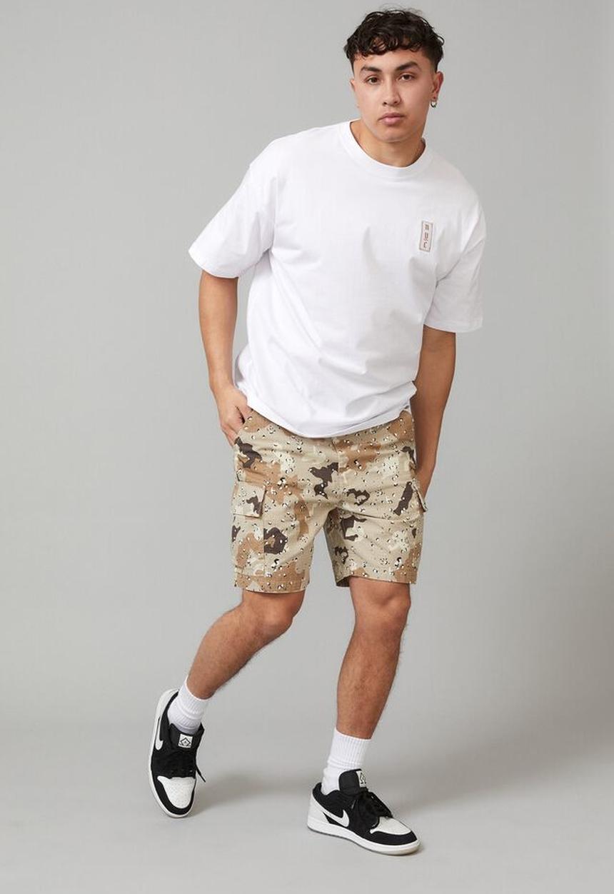 Factorie - Rip stop cargo short - desert camo