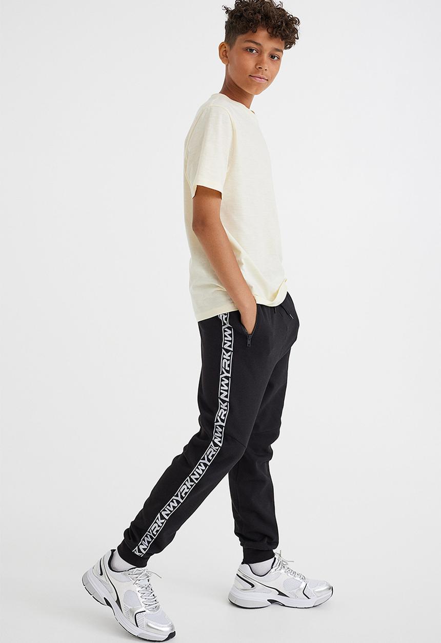 H&M - Joggers - black/nwyrk