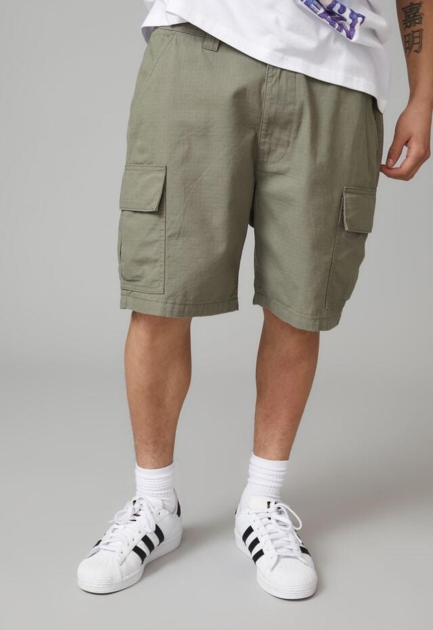 Factorie - Rip stop cargo short - dusty khaki