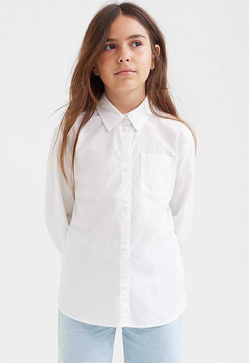 H&M - Cotton shirt - white