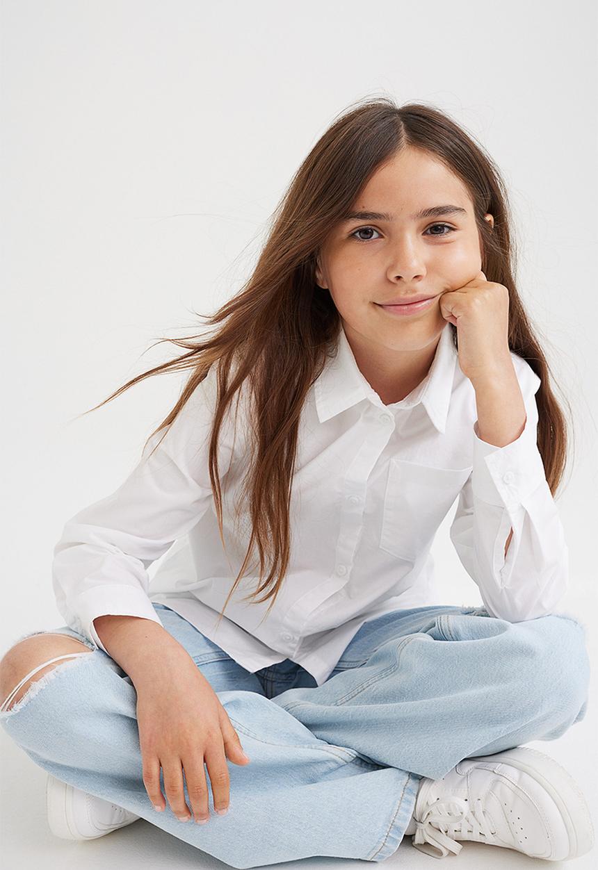 H&M - Cotton shirt - white