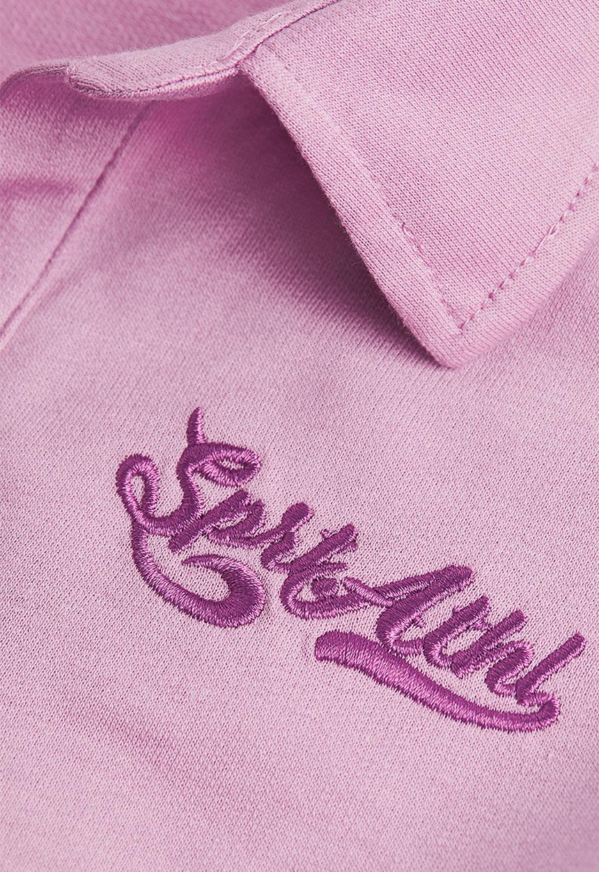 H&M - Cotton rugby shirt - light purple/sprt athl