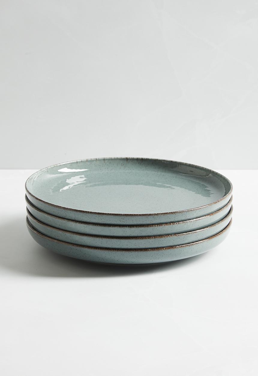Excellent Houseware - Asara side plate set of 4 - blue