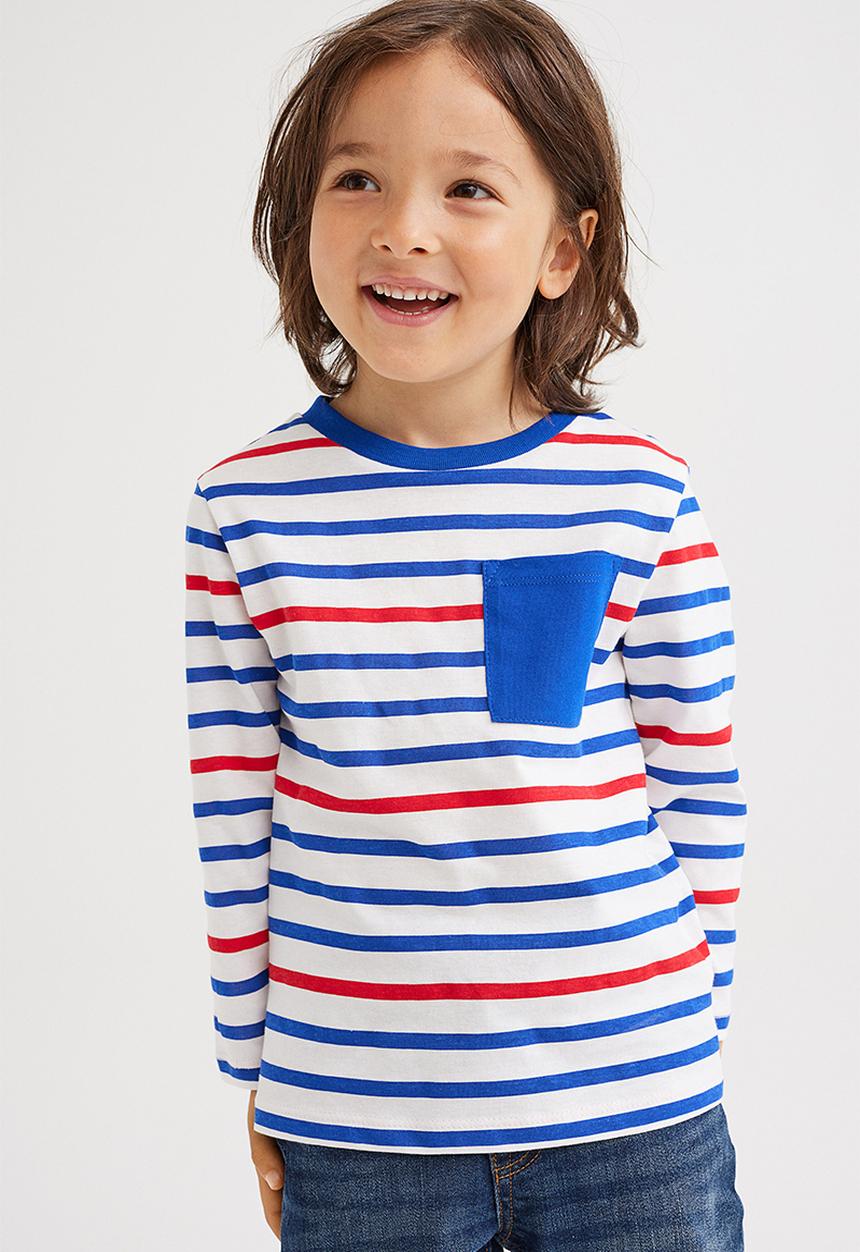 H&M - Pocket-detail jersey top - multi