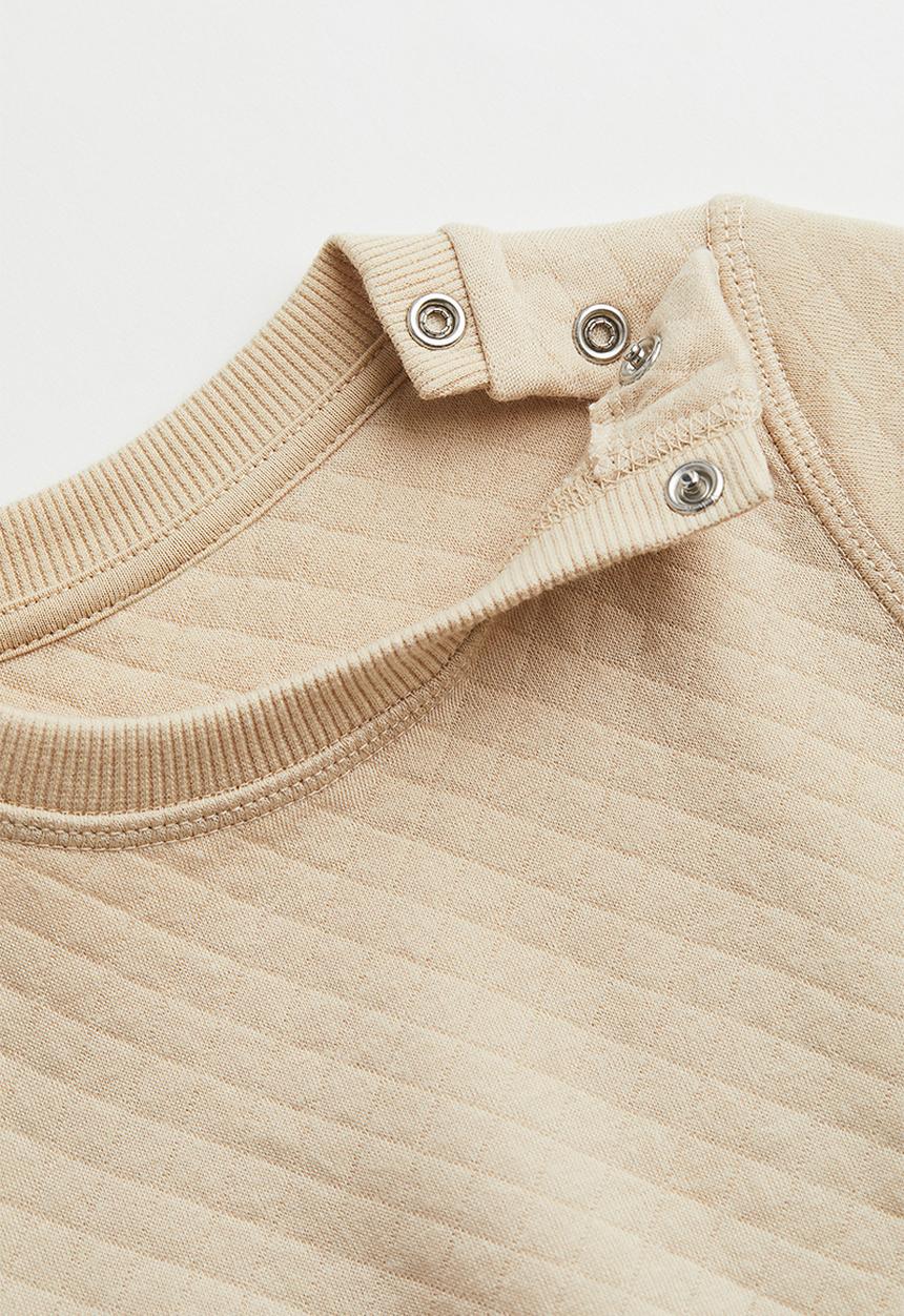 H&M - 2 Piece quilted set - beige