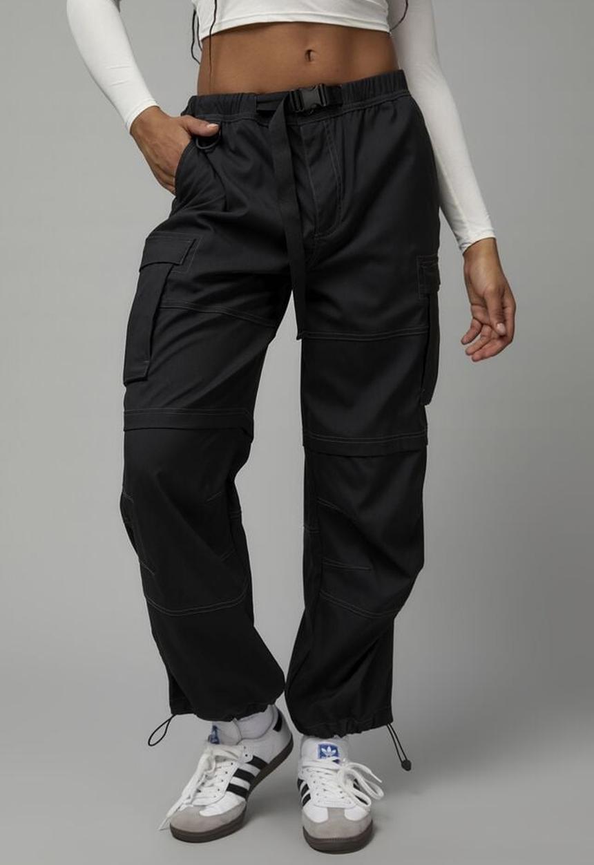 Factorie - Utility street pant - black