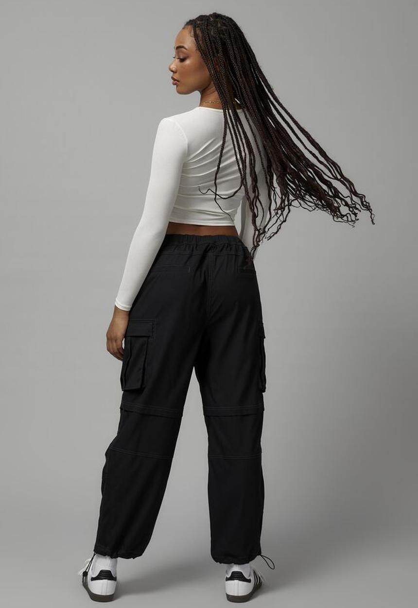 Factorie - Utility street pant - black