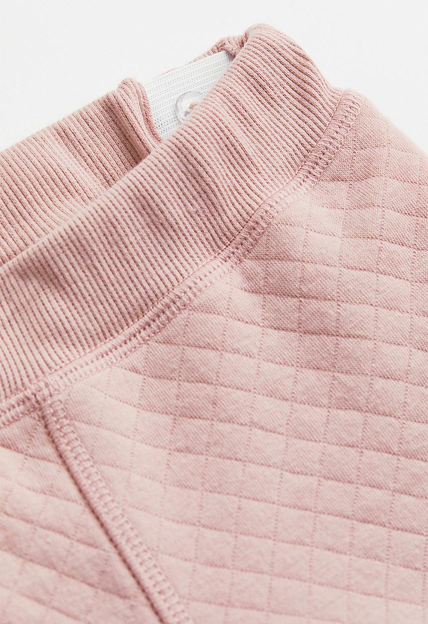 H&M - 2 Piece quilted set - pink