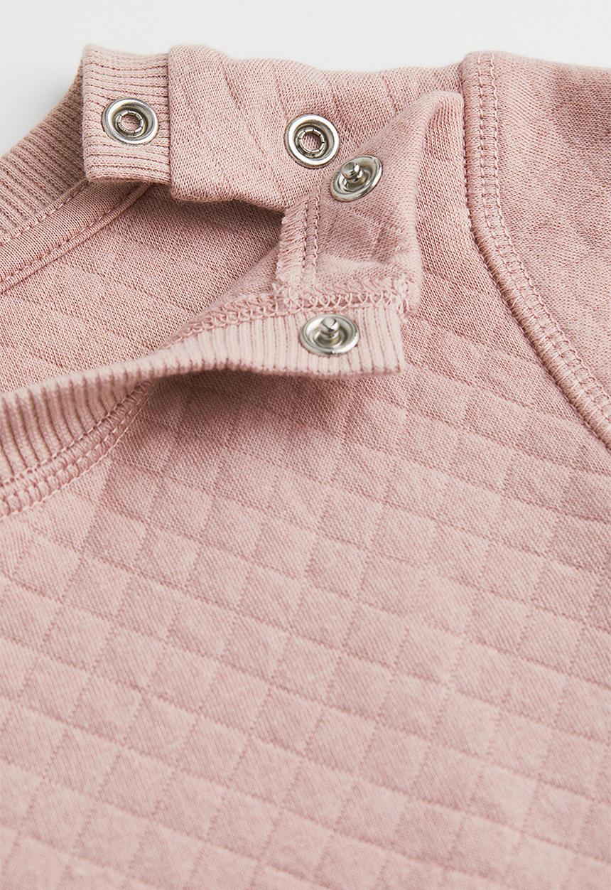 H&M - 2 Piece quilted set - pink